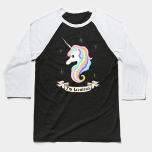 Fabulous unicorn Baseball T-Shirt